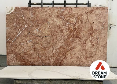 2. trawertyn Rosso 220x130x2cm szlif